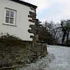 Syke Barn in winter