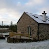 Syke Barn in winter